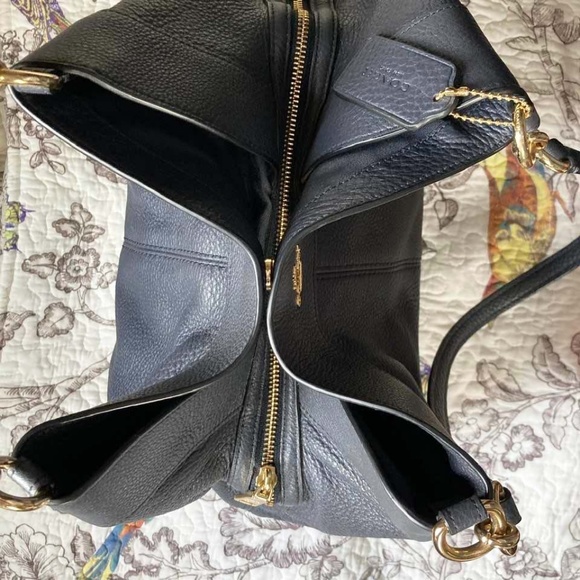 Coach Dark Gray Lexy Bag - Picture 4 of 13